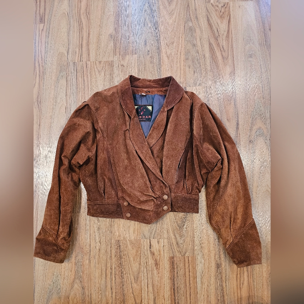 Women's Brown Suede Jacket